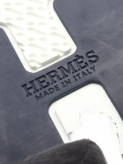 Pre-owned Hermes Exploit Sneakers In Gray