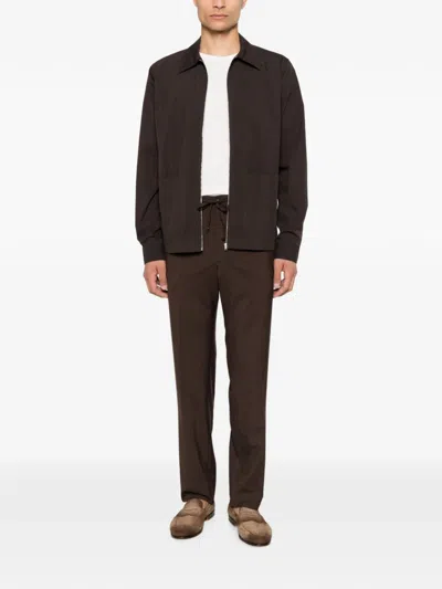 Corneliani Drawstring-waist Trousers In Multi