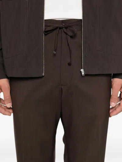 Corneliani Drawstring-waist Trousers In Multi