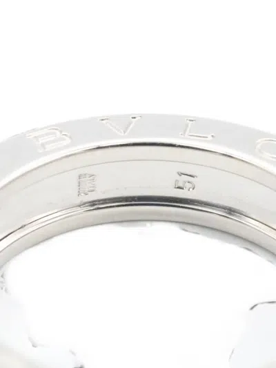 Pre-owned Bvlgari B-zero1 Ring In Silver