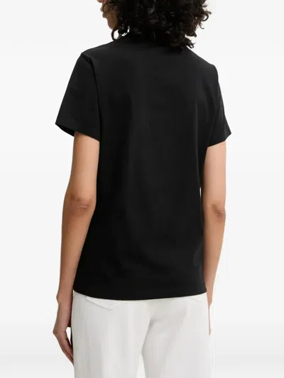 From Future Heart-patch T-shirt In Black