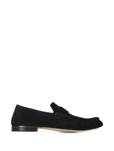 The Row Soft Mocassin F1626l305 Blk In Multi