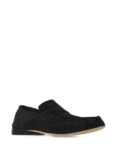 The Row Soft Mocassin F1626l305 Blk In Multi