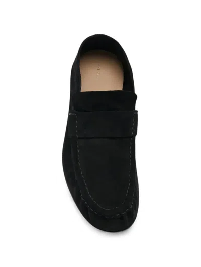 The Row Soft Mocassin F1626l305 Blk In Multi