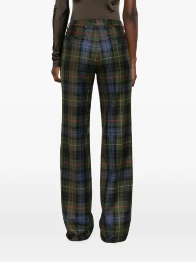 Etro Tartan Check-pattern Trousers In Multi