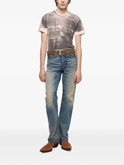 Acne Studios Tromp-l'œil T-shirt In Multi