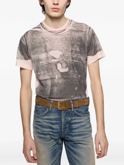 Acne Studios Tromp-l'œil T-shirt In Multi
