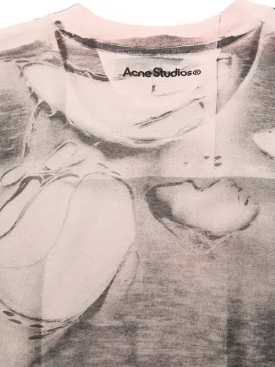 Acne Studios Tromp-l'œil T-shirt In Multi