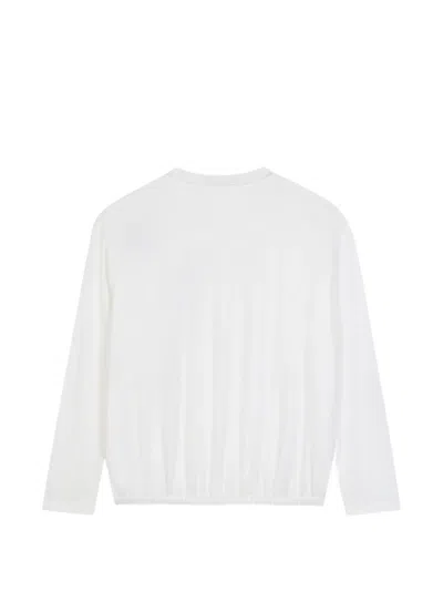 Dkny Logo-print Elasticated-hem T-shirt In White