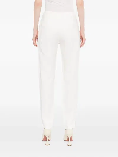 Antonio Berardi Split-cuff Trousers In White