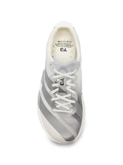 Y-3 Adios 9 Gradient-effect Logo-print Sneakers In White