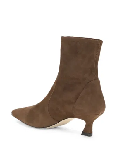 Stuart Weitzman Vinnie Pointed-toe Ankle Boots In Multi