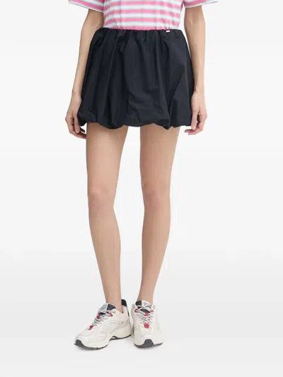 Gaudì Elasticated Bubble-hem Skirt In Black