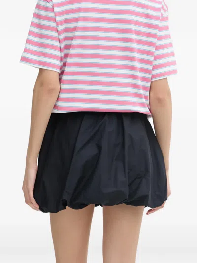 Gaudì Elasticated Bubble-hem Skirt In Black