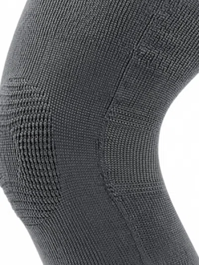 Accapi Ribbed-knit Knee Support In Gray