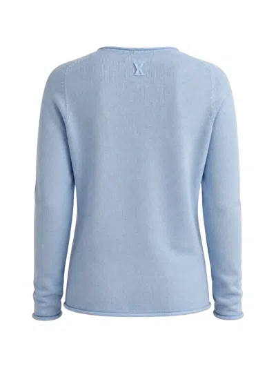 Hannes Roether Long-sleeve Sweater In Blue