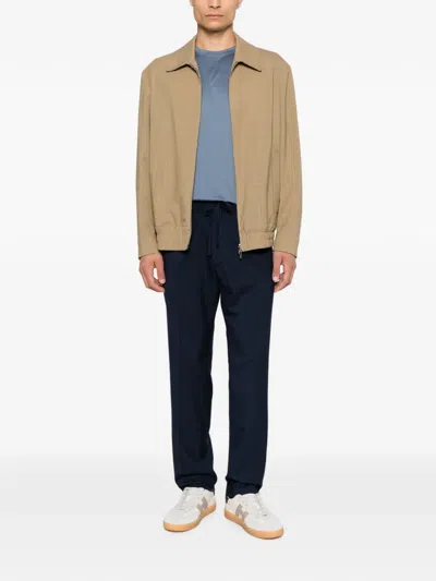 Corneliani Elasticated-waistband Trousers In Multi