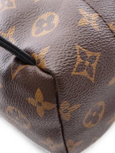 Pre-owned Louis Vuitton 2019 Palm Springs Pm Monogram Backpack In Brown