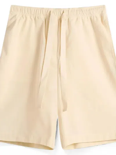 Studio Nicholson Elasticated-waist Drawstring Shorts In Neutral