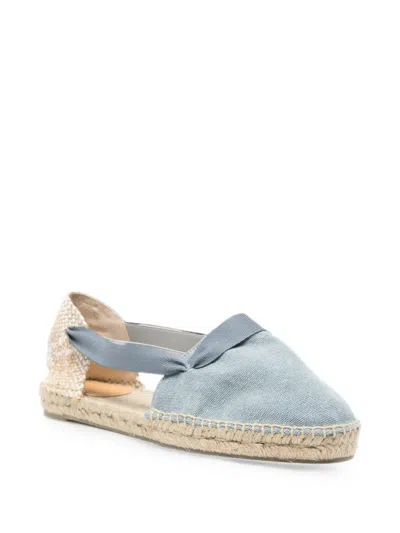 Castaã±er Woven-panel Espadrilles In Blue