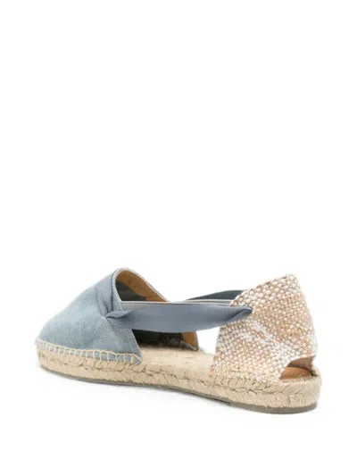 Castaã±er Woven-panel Espadrilles In Blue