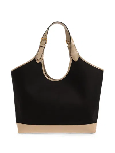 Versace Double-handle Handbag In Black