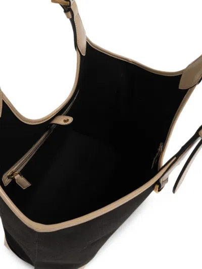 Versace Double-handle Handbag In Black