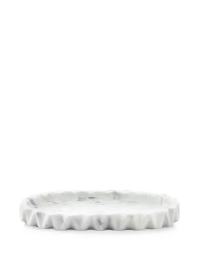 Editions Milano Fold Oval Tray In White