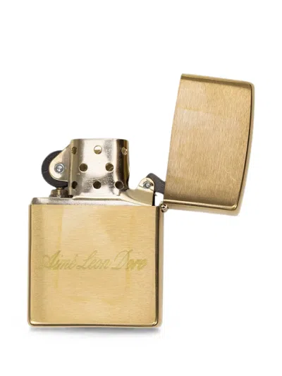 Aimé Leon Dore Logo-engraved Lighter In Gold