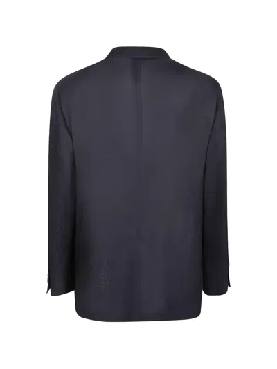 Lardini Single-breasted Jacket In Blue