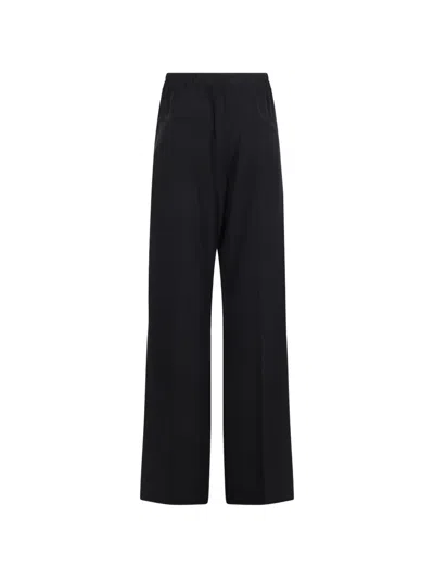 Rick Owens Cargobelas Drawstring Elasticated Trousers In Black