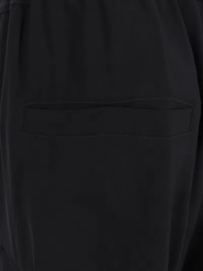 Rick Owens Cargobelas Drawstring Elasticated Trousers In Black