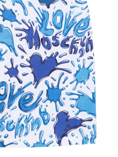 Love Moschino Graffiti-print Top In Multi