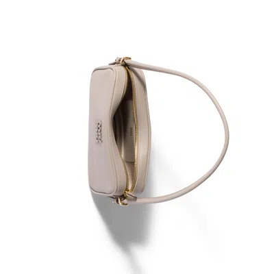 Miu Miu Leather Pouch In Neutral