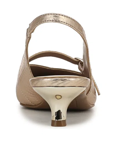 Naturalizer Grayson Slingback Mary Jane Flat In Gold