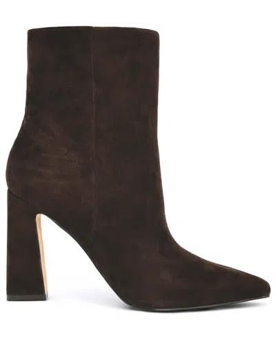 Nine West Todaye Bootie In Brown