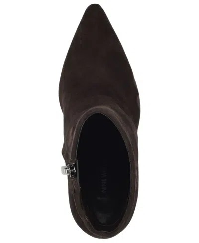 Nine West Todaye Bootie In Brown
