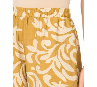 Sam & Jess Women's Printed Wide-leg Pull-on Pants