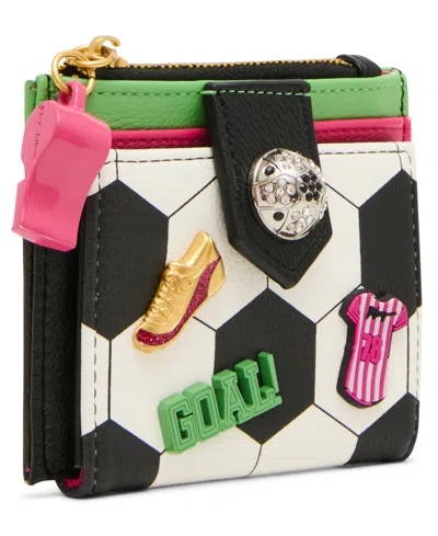 Betsey Johnson Goal Getter Snap Wallet In Multi