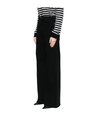 Khaite Belt-loop Jeans In Black