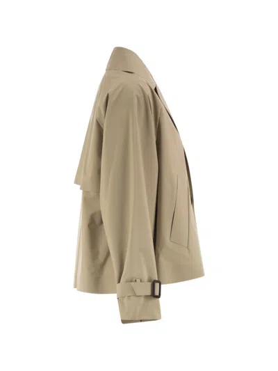 Weekend Max Mara Double-breasted Cropped Jacket In Neutral