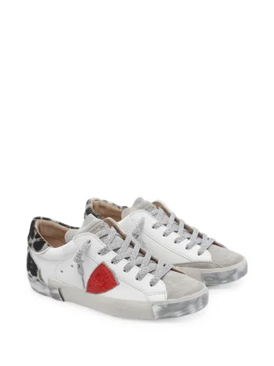 Philippe Model Prsx Leopard-print Sneakers In Multi