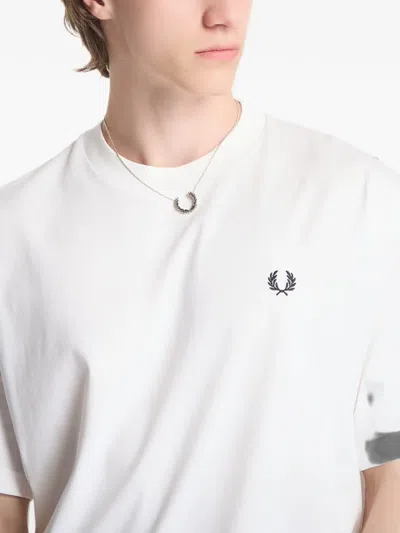 Fred Perry Logo-print T-shirt In White