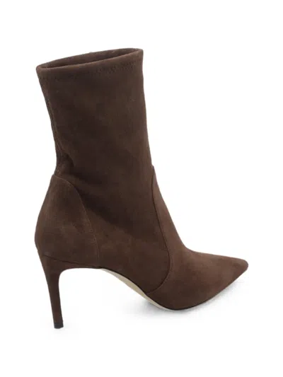 Stuart Weitzman Pointed-toe Ankle Boots In Multi
