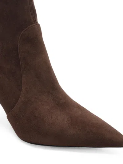 Stuart Weitzman Pointed-toe Ankle Boots In Multi