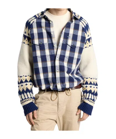 Dsquared2 Classic Check Drawstring Shirt In Multi