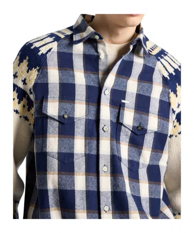 Dsquared2 Classic Check Drawstring Shirt In Multi