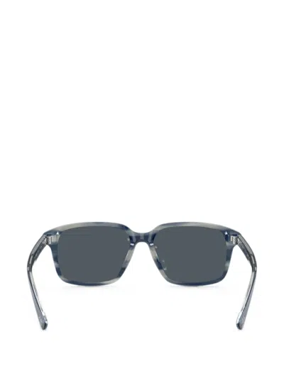 Brooks Brothers 57mm Rectangular Sunglasses In Blue