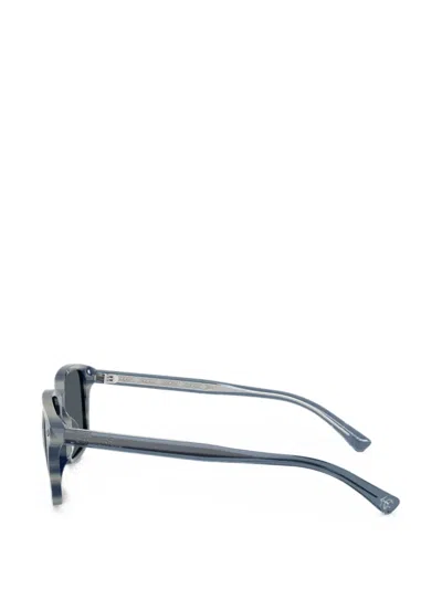 Brooks Brothers 57mm Rectangular Sunglasses In Blue