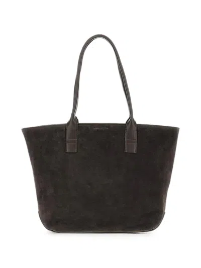 Hogan Double-handle Shoulder Bag In Brown